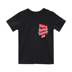 PAC AND BIGGIE TAUGHT ME BOYS SMALL PRINT TEE